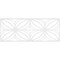Ekena Millwork Set of Four Panels for 94 1/2"W x 36 1/4"H Otis Fretwork Wainscot Wall Paneling WPKP18X01X47OTS - alternate 2